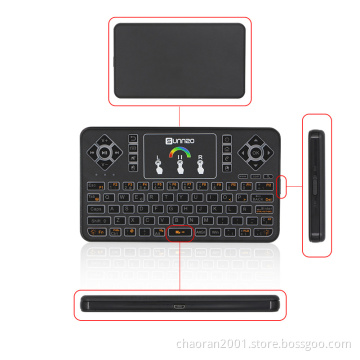 2.4G Wireless Voice Keyboard IR Learning Keyboard USB Google Smart TV IPTV MINI PC HTPC Air Mouse Remote Control Android TV Box